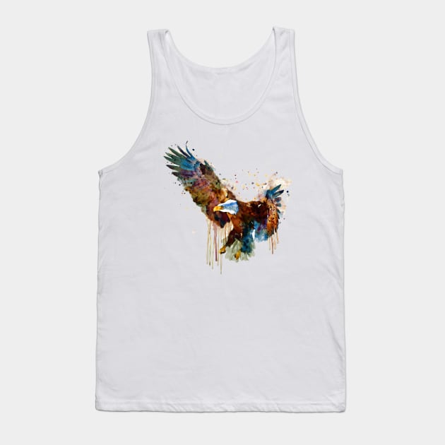 Free and Deadly Eagle Tank Top by Marian Voicu